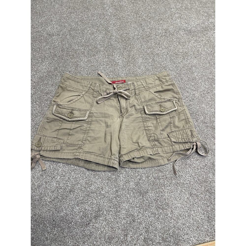 Y2K 00s Skater parachute Utility Cargo Low Rise Drawstring UNIONBAY Womens/jr 7 - Picture 4 of 13
